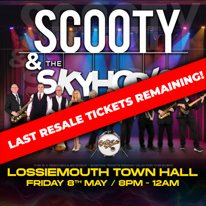 Scooty & The Skyhooks @ Lossiemouth Town Hall - 8th May 2026