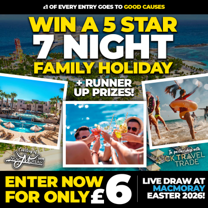 WIN A 5* FAMILY HOLIDAY + RUNNER UP PRIZES FOR ONLY £6!