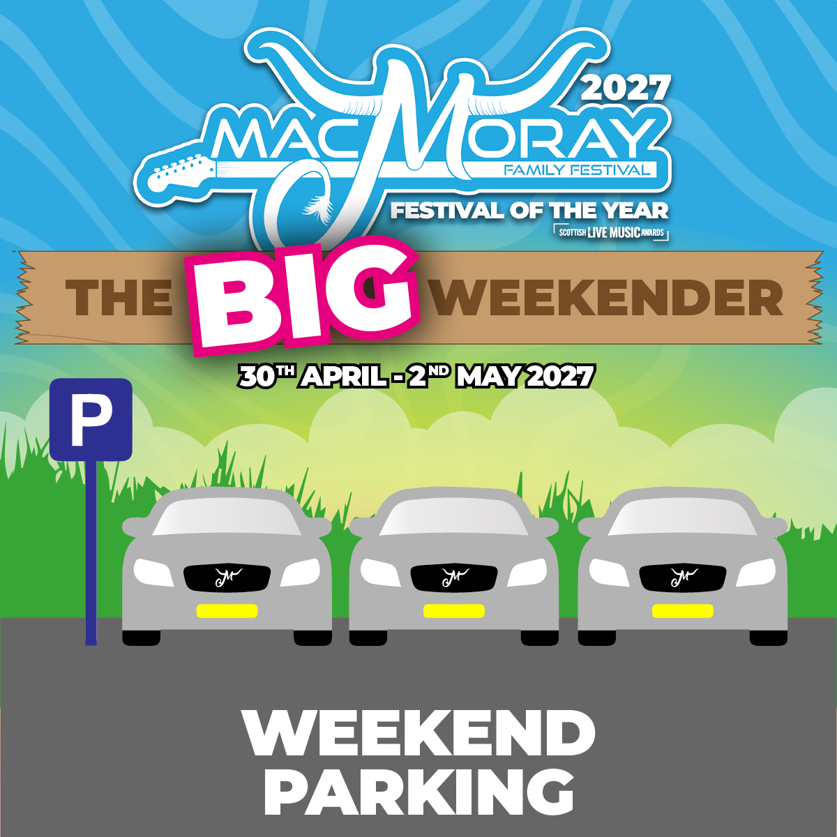 MacMoray Festival 2027: Weekend Parking